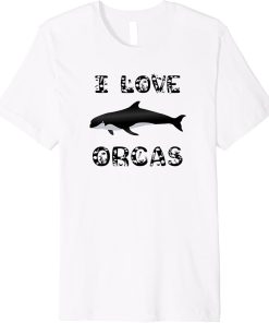 I Love Orcas Premium T-Shirt