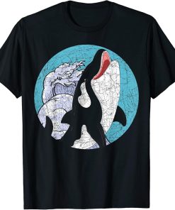 Killer Whale Lover Ocean Animal Lover Waves Orca T-Shirt