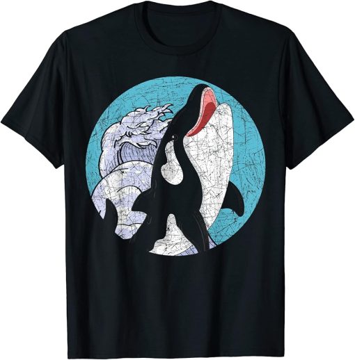 Killer Whale Lover Ocean Animal Lover Waves Orca T-Shirt